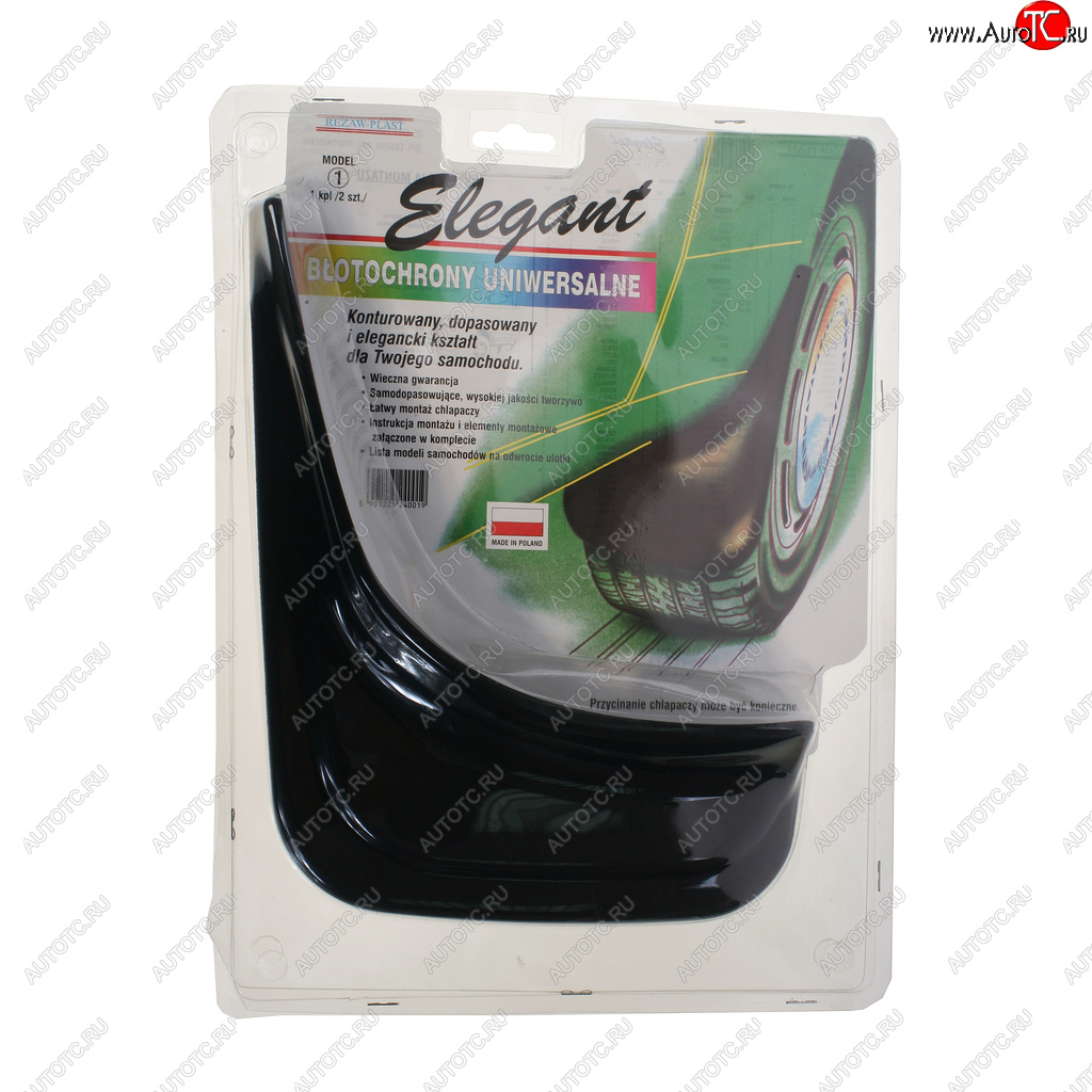 1 189 р. Брызговик универсальный передний комплект 2шт. ELEGANT ELEGANT элегант №1  с доставкой в г. Вологда
