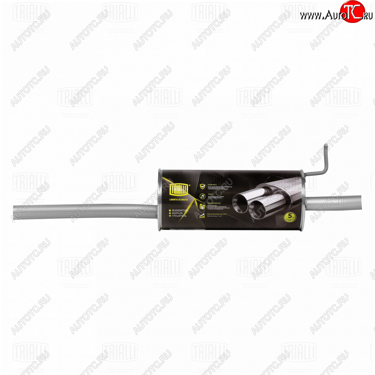 2 499 р. Глушитель ЛАДА Largus RENAULT Logan (11-) TRIALLI TRIALLI emm0120 TRIALLI emm0120  с доставкой в г. Вологда