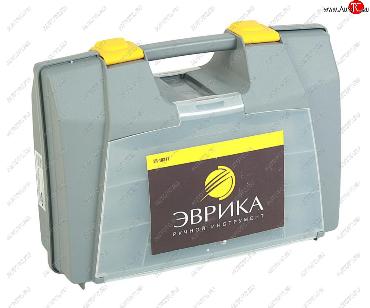 879 р. Ящик для инструмента 400х310х160мм с прозрачными органайзерами ЭВРИКА ЭВРИКА er-10311  с доставкой в г. Вологда