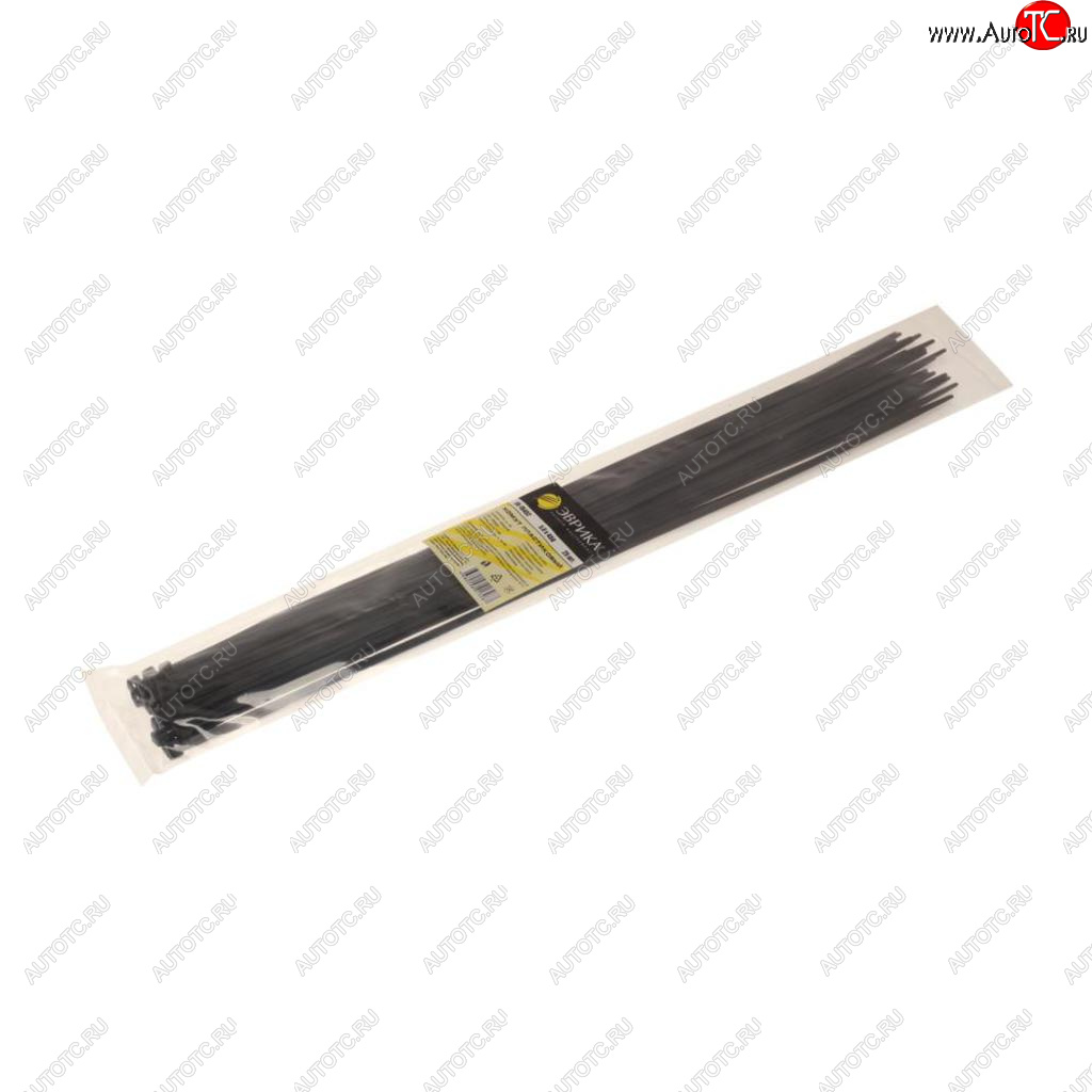 138 р. Хомут-стяжка 450х5.0 пластик черный (25шт.) ЭВРИКА ЭВРИКА er-15452  с доставкой в г. Вологда