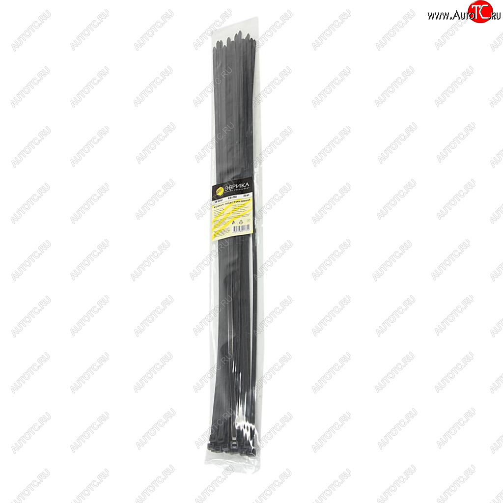 349 р. Хомут-стяжка 750х8.0 пластик черный (25шт.) ЭВРИКА ЭВРИКА er-18752  с доставкой в г. Вологда