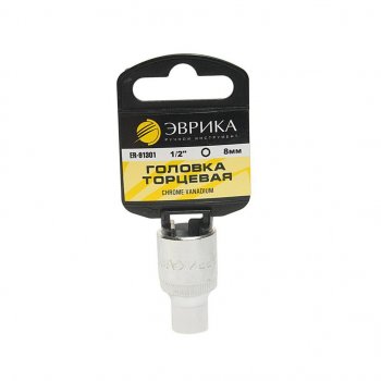 Головка торцевая 12 08мм с держателем ЭВРИКА ЭВРИКА er-91301h