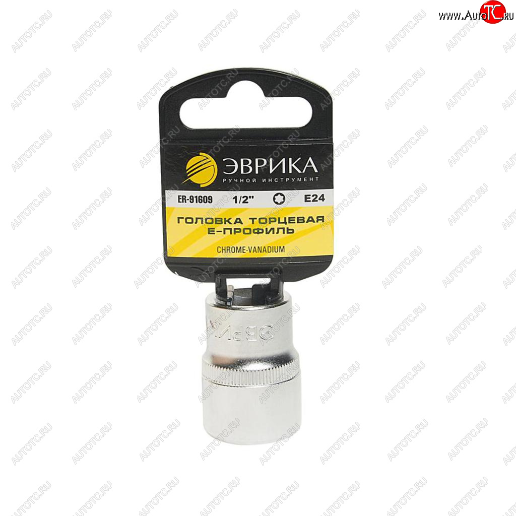 72 р. Головка торцевая 12 TORX E24 с держателем ЭВРИКА ЭВРИКА er-91609h  с доставкой в г. Вологда