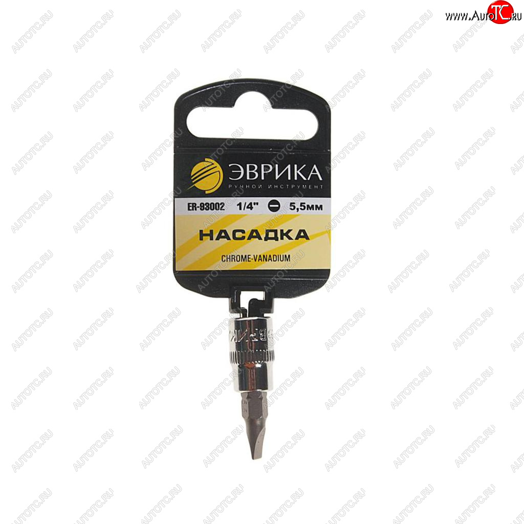 21 р. Бита-головка 14 SL5.5 L=37мм с держателем ЭВРИКА ЭВРИКА er-93002h  с доставкой в г. Вологда