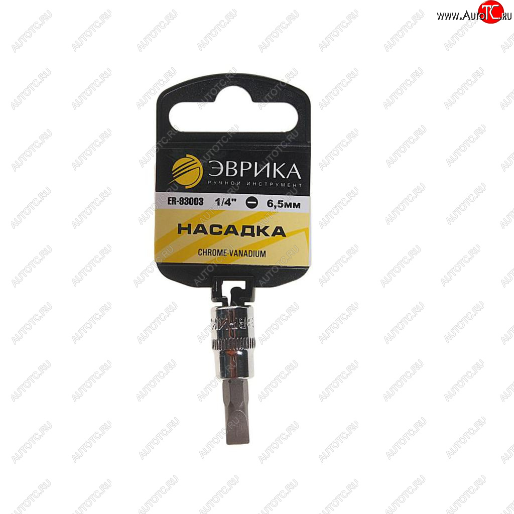 17 р. Бита-головка 14 SL6.5 L=37мм с держателем ЭВРИКА ЭВРИКА er-93003h  с доставкой в г. Вологда
