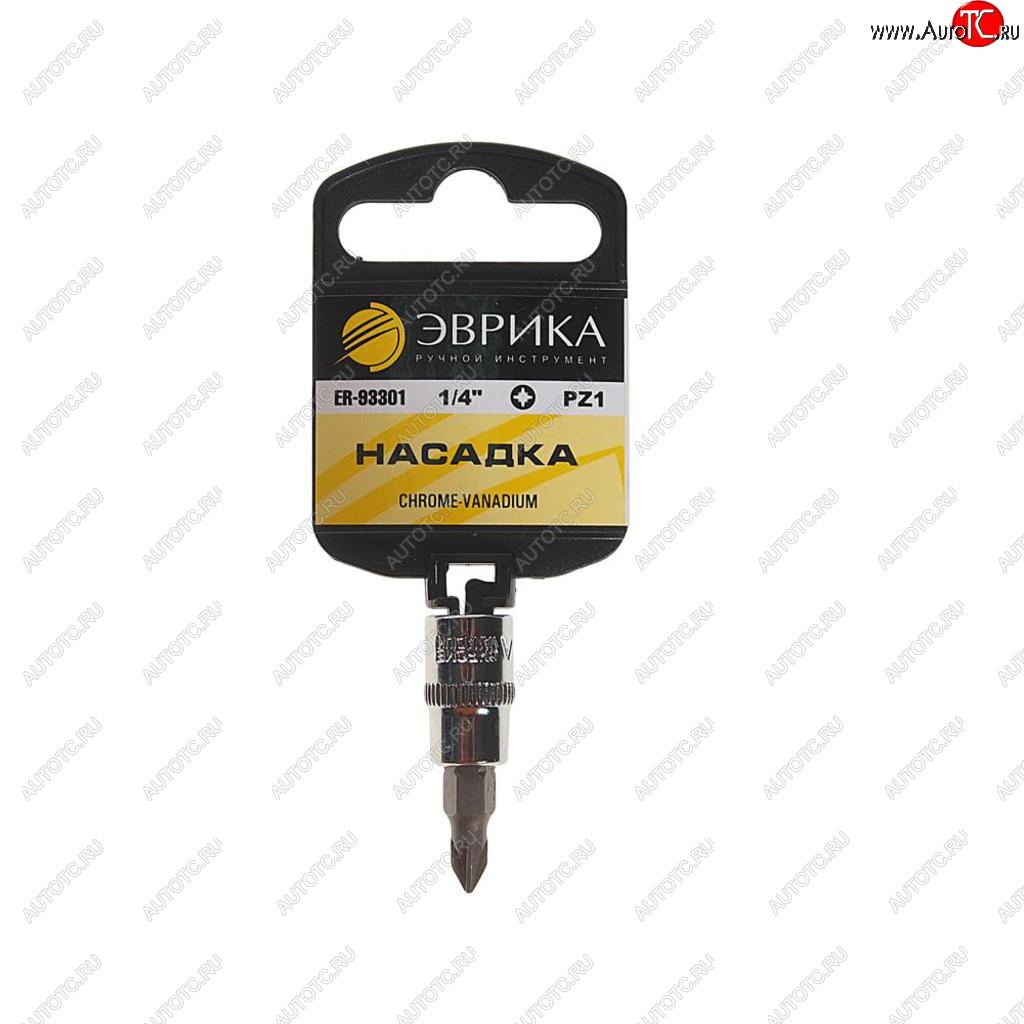 20 р. Бита-головка 1/4 POZIDRIVE PZ 1.0х37мм с держателем ЭВРИКА ЭВРИКА er-93301h ЭВРИКА er-93301h  с доставкой в г. Вологда