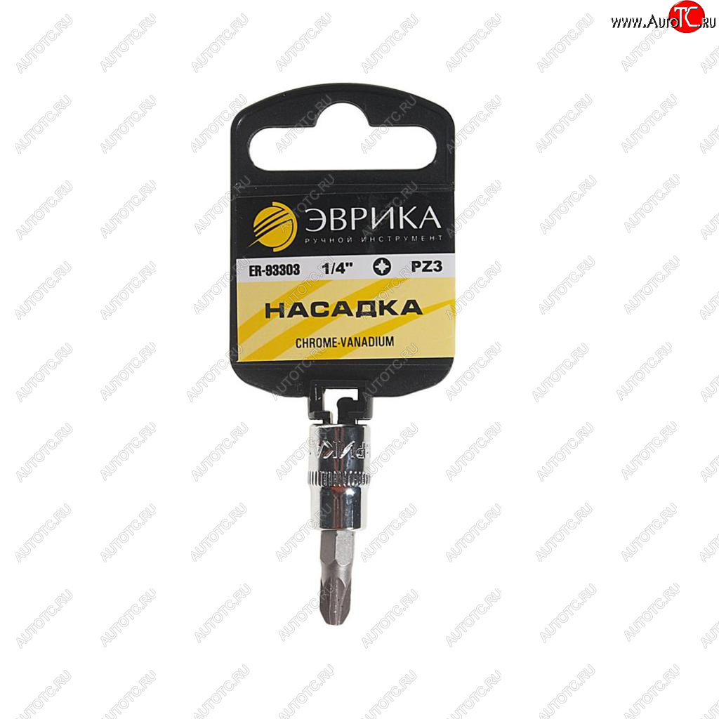 17 р. Бита-головка 14 POZIDRIVE PZ 3.0х37мм с держателем ЭВРИКА ЭВРИКА er-93303h  с доставкой в г. Вологда