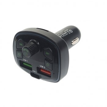 Устройство зарядное в прикуриватель с трансмиттером (bluetooth,hands free) EARLDOM EARLDOM et-m71 black