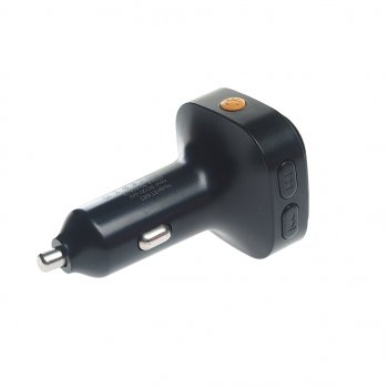 899 р. Устройство зарядное в прикуриватель с трансмиттером (bluetooth,hands free) EARLDOM EARLDOM et-m83 black  с доставкой в г. Вологда. Увеличить фотографию 2