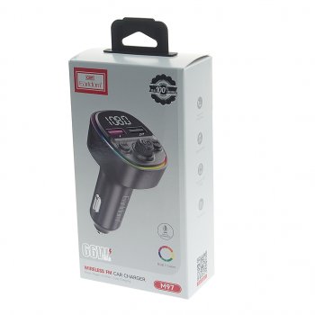 969 р. Устройство зарядное в прикуриватель с трансмиттером (bluetooth,hands free) EARLDOM EARLDOM et-m97 black EARLDOM et-m97 black  с доставкой в г. Вологда. Увеличить фотографию 3