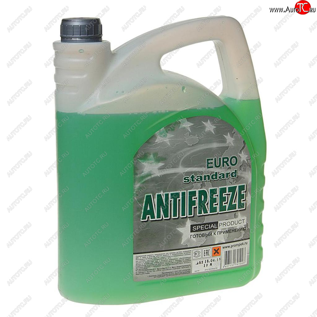 879 р. Антифриз зеленый -35C 5л EURO STANDARD EURO STANDARD eurogrn5  с доставкой в г. Вологда