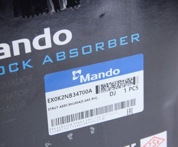 7 299 р. Амортизатор KIA Spectra передний правый газовый MANDO MANDO ex0k2nb34700a  с доставкой в г. Вологда. Увеличить фотографию 6