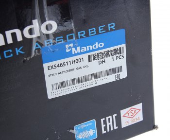 7 249 р. Амортизатор KIA Ceed (06-) передний левый газовый MANDO MANDO ex546511h001  с доставкой в г. Вологда. Увеличить фотографию 6