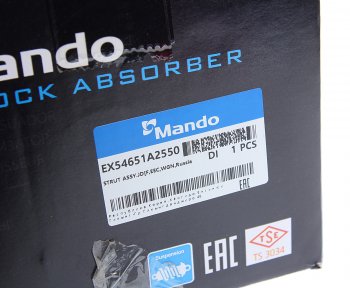 8 699 р. Амортизатор KIA Ceed (12-) передний левый MANDO MANDO ex54651a2550  с доставкой в г. Вологда. Увеличить фотографию 6