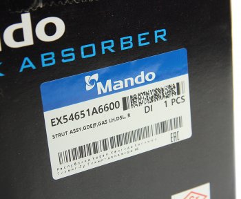 6 999 р. Амортизатор HYUNDAI i30 (08-) передний левый MANDO MANDO ex54651a6600  с доставкой в г. Вологда. Увеличить фотографию 5