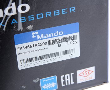 6 999 р. Амортизатор KIA Ceed (12-) передний правый газовый MANDO MANDO ex54661a2500  с доставкой в г. Вологда. Увеличить фотографию 6