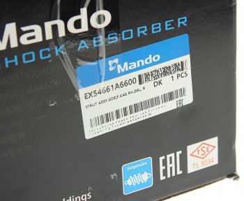 6 949 р. Амортизатор HYUNDAI i30 (08-) передний правый MANDO MANDO ex54661a6600  с доставкой в г. Вологда. Увеличить фотографию 6