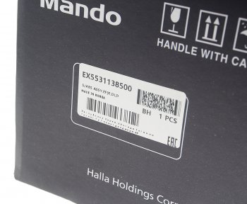 2 599 р. Амортизатор HYUNDAI Sonata EF (98-) задний левыйправый газовый (чашка вверху) MANDO MANDO ex5531138500  с доставкой в г. Вологда. Увеличить фотографию 4