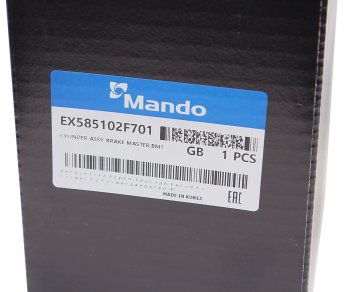 6 349 р. Цилиндр тормозной главный KIA Cerato (07-) (4АТ) (АБС) MANDO MANDO ex585102f701 MANDO ex585102f701  с доставкой в г. Вологда. Увеличить фотографию 5