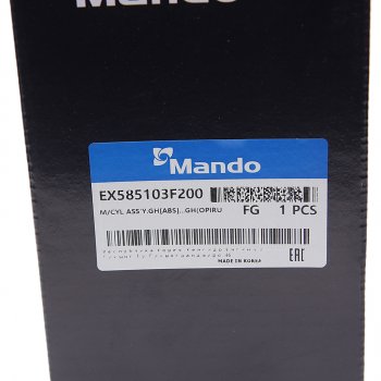4 099 р. Цилиндр тормозной главный KIA Opirus (06-) MANDO MANDO ex585103f200  с доставкой в г. Вологда. Увеличить фотографию 5