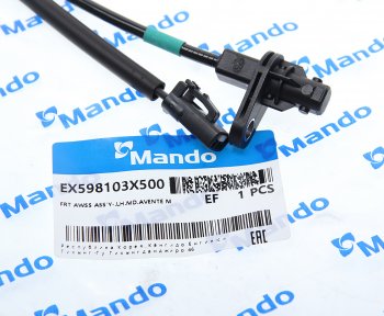 1 499 р. Датчик АБС HYUNDAI Elantra (11-) колеса переднего левого MANDO MANDO ex598103x500 MANDO ex598103x500  с доставкой в г. Вологда. Увеличить фотографию 2