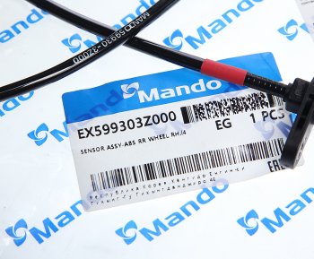 1 239 р. Датчик АБС HYUNDAI i40 (11-) колеса заднего правого MANDO MANDO ex599303z000 MANDO ex599303z000  с доставкой в г. Вологда. Увеличить фотографию 2