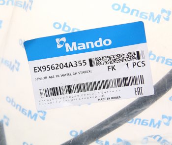 3 399 р. Датчик АБС HYUNDAI Starex H-1 (05-) (2WD) колеса переднего правого MANDO MANDO ex956204a355 MANDO ex956204a355  с доставкой в г. Вологда. Увеличить фотографию 2