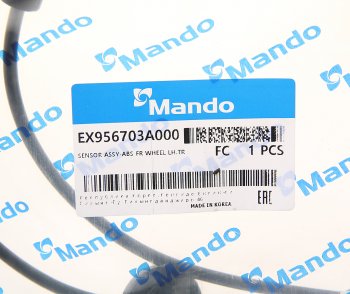 3 069 р. Датчик АБС HYUNDAI Trajet колеса переднего левого MANDO MANDO ex956703a000 MANDO ex956703a000  с доставкой в г. Вологда. Увеличить фотографию 2
