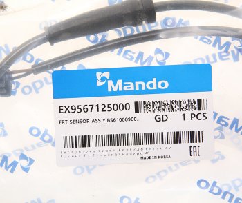 2 189 р. Датчик АБС HYUNDAI Accent,Verna (99-02) (ТАГАЗ) колеса переднего левогоправого MANDO MANDO ex9567125000  с доставкой в г. Вологда. Увеличить фотографию 2
