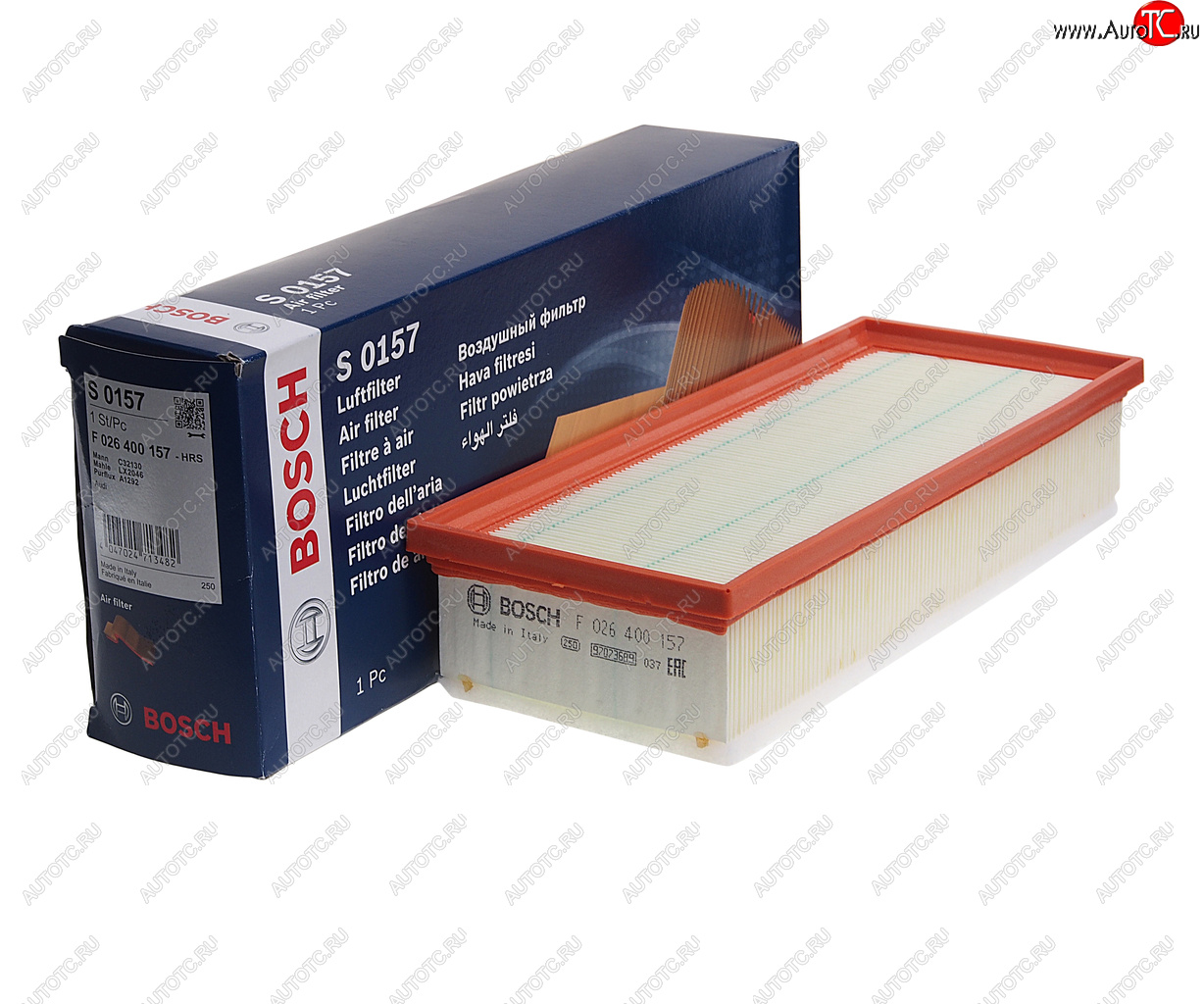 1 189 р. Фильтр воздушный AUDI A4,A5,Q5 (07-) BOSCH BOSCH f026400157 BOSCH f026400157  с доставкой в г. Вологда