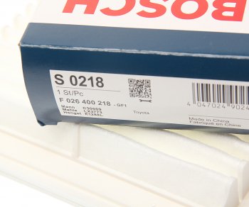 1 069 р. Фильтр воздушный TOYOTA Camry (2.43.0) BOSCH BOSCH f026400218  с доставкой в г. Вологда. Увеличить фотографию 2