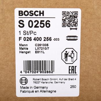 4 749 р. Фильтр воздушный MAN TGL,TGM BOSCH BOSCH f026400256  с доставкой в г. Вологда. Увеличить фотографию 4