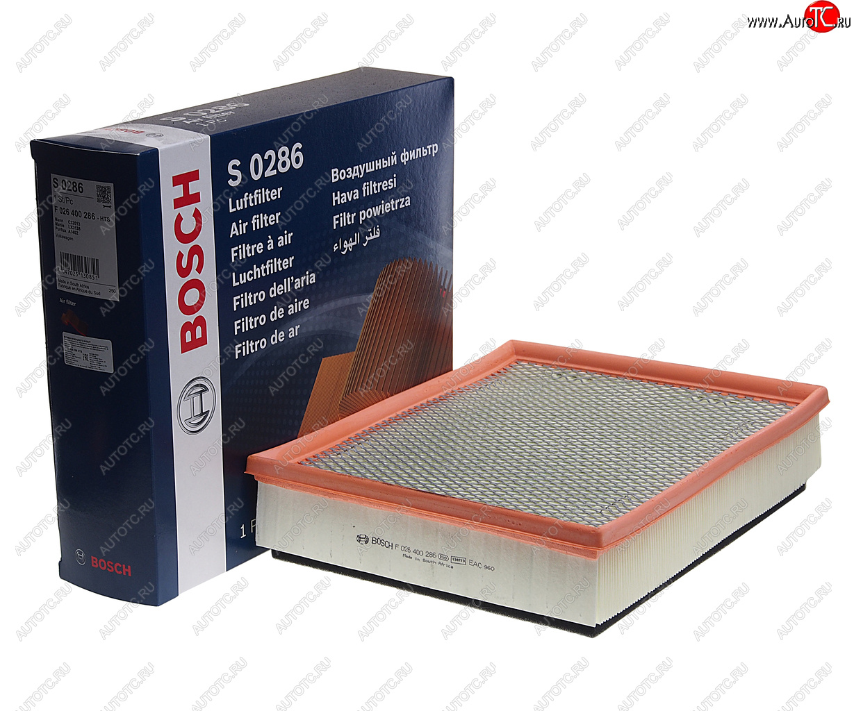 1 679 р. Фильтр воздушный VW Amarok (10-) (2.0 D) BOSCH BOSCH f026400286 BOSCH f026400286  с доставкой в г. Вологда