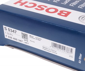 789 р. Фильтр воздушный MAZDA 3 (13-) (2.0),6 (12-),CX-5 (11-) (2.02.5) BOSCH BOSCH f026400347  с доставкой в г. Вологда. Увеличить фотографию 3