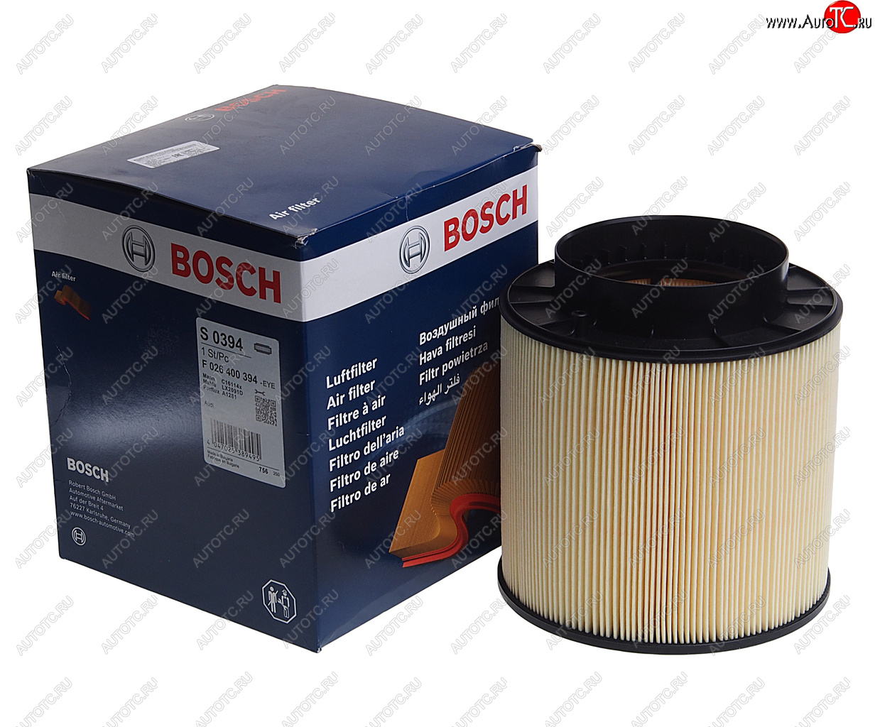 2 899 р. Фильтр воздушный AUDI A4,A5,Q5 (07-) BOSCH BOSCH f026400394  с доставкой в г. Вологда