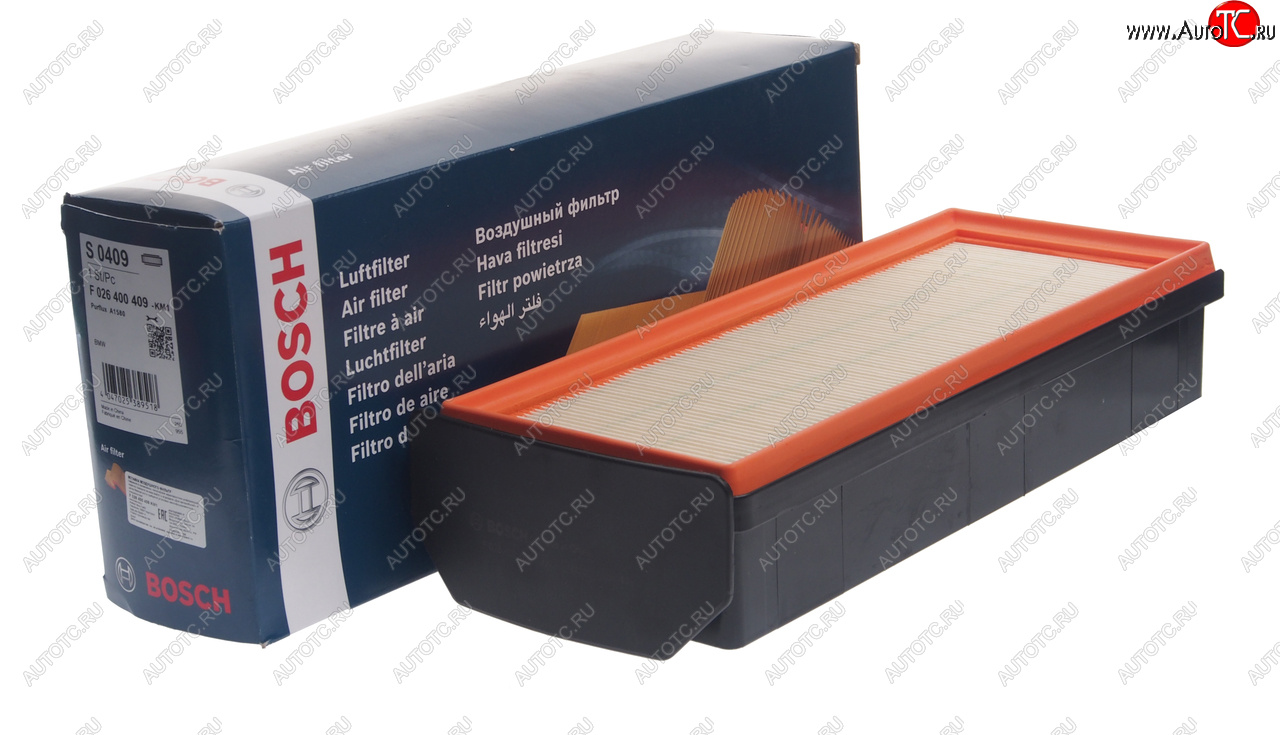 3 399 р. Фильтр воздушный BMW 3 (F30),5 (F10),X3 (F25),X5 (F15) (3.0) BOSCH BOSCH f026400409  с доставкой в г. Вологда