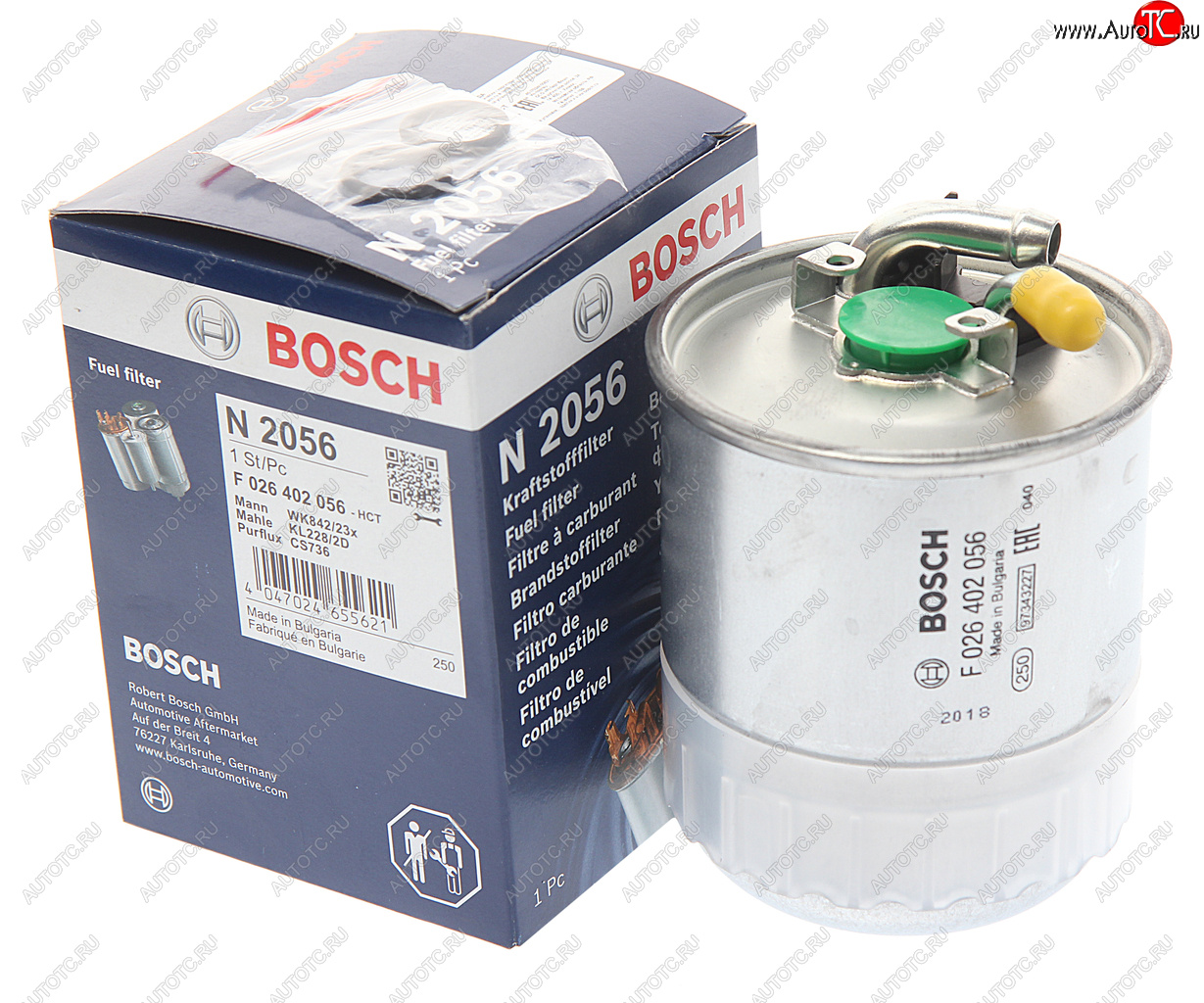2 179 р. Фильтр топливный MERCEDES C (W203) (05-) BOSCH BOSCH f026402056  с доставкой в г. Вологда