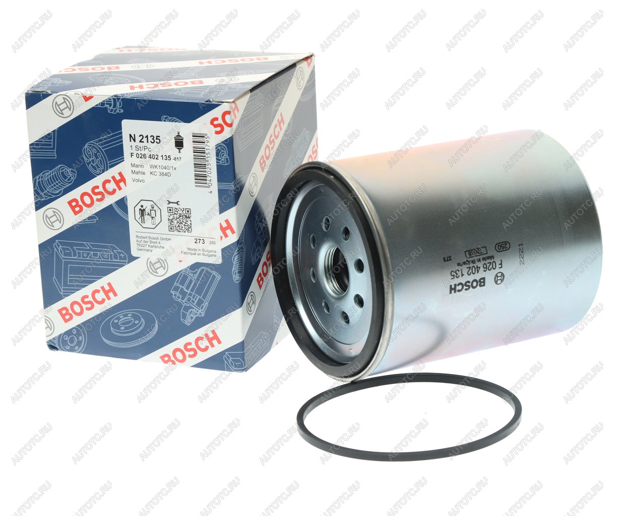 3 199 р. Фильтр топливный VOLVO 8700,FE (06-) BOSCH BOSCH f026402135  с доставкой в г. Вологда