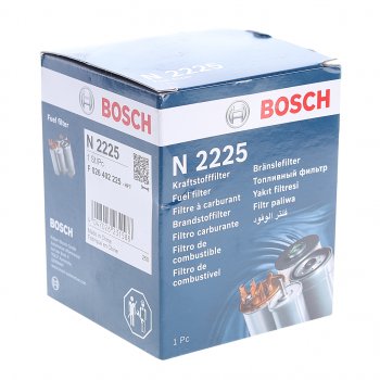 2 589 р. Фильтр топливный TOYOTA Hilux (15-) BOSCH BOSCH f026402225  с доставкой в г. Вологда. Увеличить фотографию 3