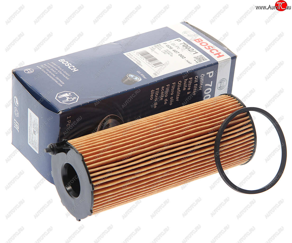 1 049 р. Фильтр масляный VW Touareg (03-07),Phaeton (02-15) AUDI A4 (05-12) BOSCH BOSCH f026407002  с доставкой в г. Вологда