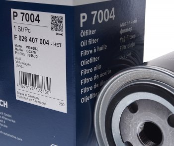 1 149 р. Фильтр масляный VW Passat AUDI A4 (99-05) SKODA Superb (02-08) BOSCH BOSCH f026407004  с доставкой в г. Вологда. Увеличить фотографию 2