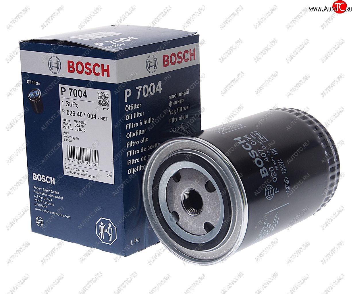 1 149 р. Фильтр масляный VW Passat AUDI A4 (99-05) SKODA Superb (02-08) BOSCH BOSCH f026407004  с доставкой в г. Вологда