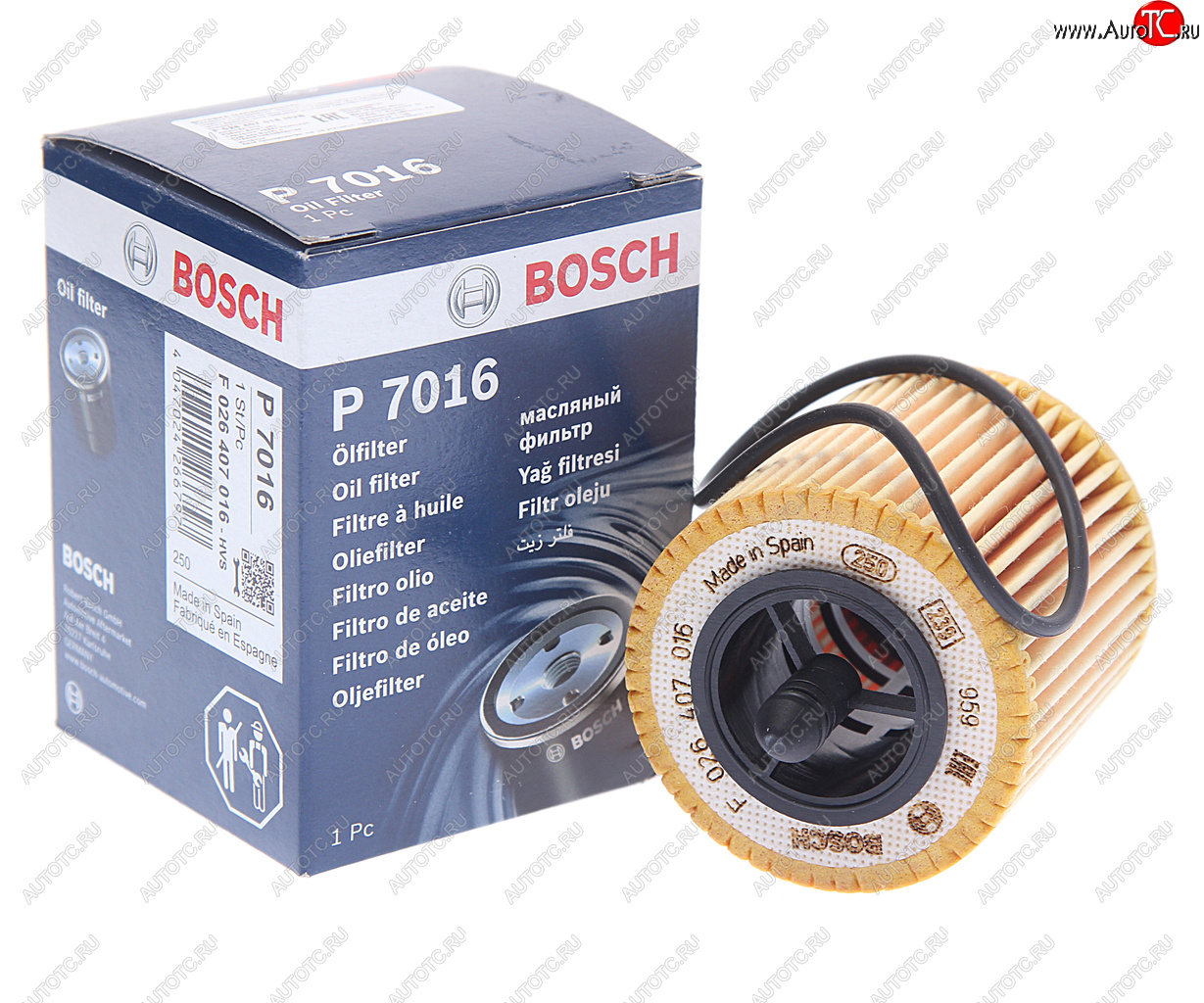 719 р. Фильтр масляный CHEVROLET Captiva (12-) (2.4) BOSCH BOSCH f026407016  с доставкой в г. Вологда