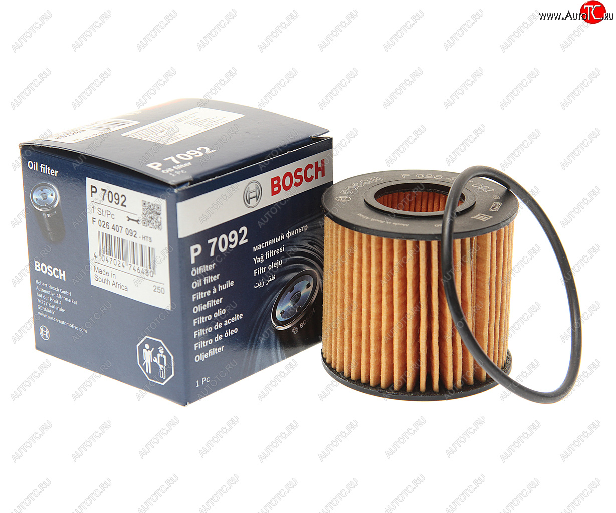 449 р. Фильтр масляный TOYOTA Auris,Corolla (09-) (1.6),Avensis (09-),Rav 4 BOSCH BOSCH f026407092 BOSCH f026407092  с доставкой в г. Вологда