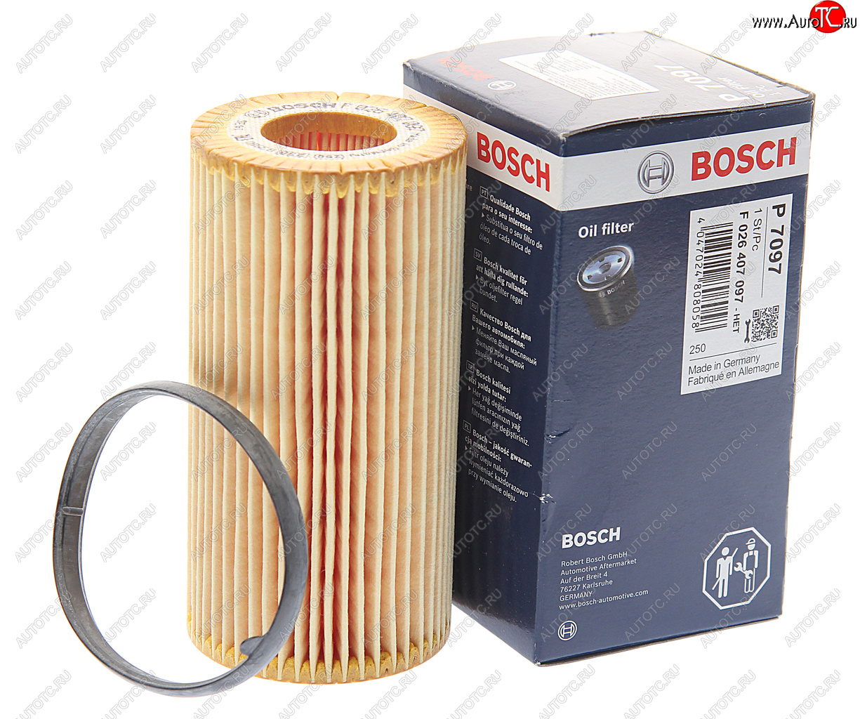 799 р. Фильтр масляный VOLVO S40 (10-),S60 (10-),S80 (10-) BOSCH BOSCH f026407097  с доставкой в г. Вологда