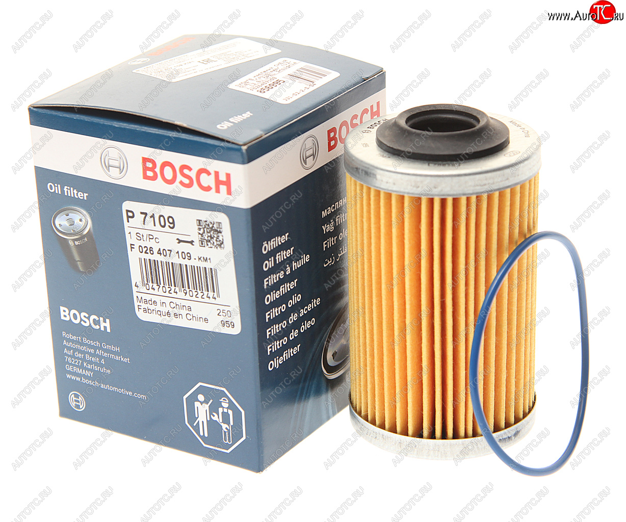 899 р. Фильтр масляный CHEVROLET Trailblazer (13-) (3.6) OPEL Insignia (08-) SAAB 9-3 (05-11) BOSCH BOSCH f026407109  с доставкой в г. Вологда