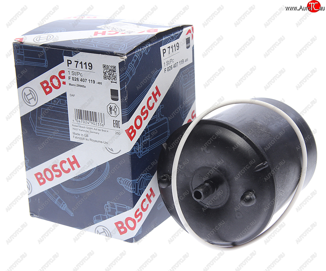 2 659 р. Фильтр масляный DAF CF,XF центрифуги BOSCH BOSCH f026407119  с доставкой в г. Вологда