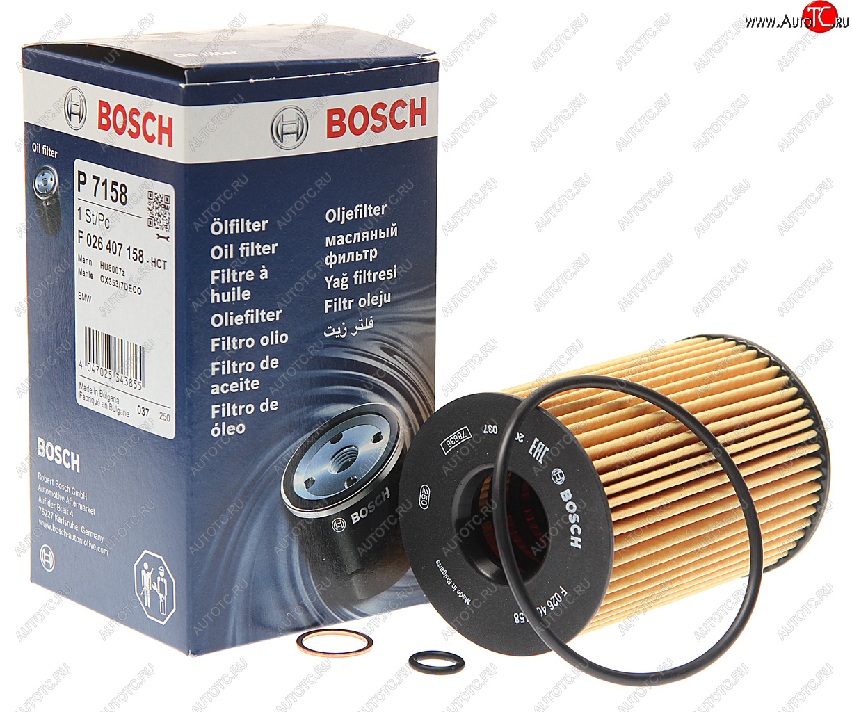 1 899 р. Фильтр масляный BMW 5 (F10),7 (F01-F04),X5 (E70),X6 (E71,E72) (4.5-6.0) BOSCH BOSCH f026407158 BOSCH f026407158  с доставкой в г. Вологда