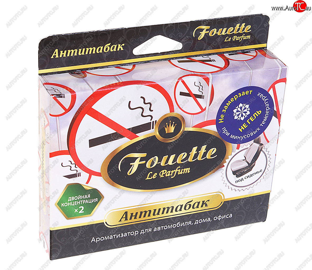 216 р. Ароматизатор под сиденье пенный (антитабак) 200г FOUETTE FOUETTE f-22  с доставкой в г. Вологда