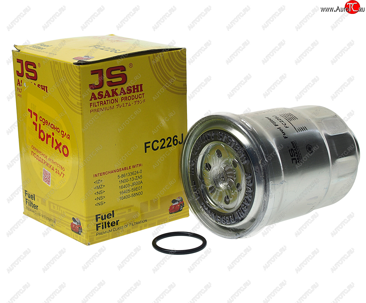 1 399 р. Фильтр топливный NISSAN Almera (00-) JS ASAKASHI JS ASAKASHI fc226j  с доставкой в г. Вологда